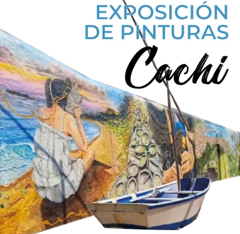 Exposición do pintor guardés “Cachi” na Casa dos Alonsos
