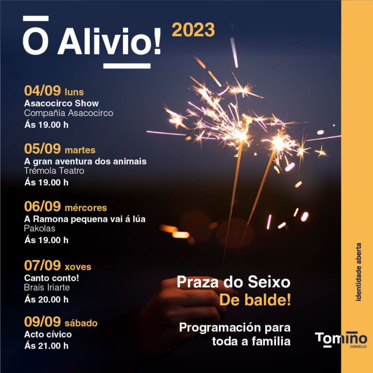 As festas do Alivio de Tomiño enchen de actividades culturais o final do verán