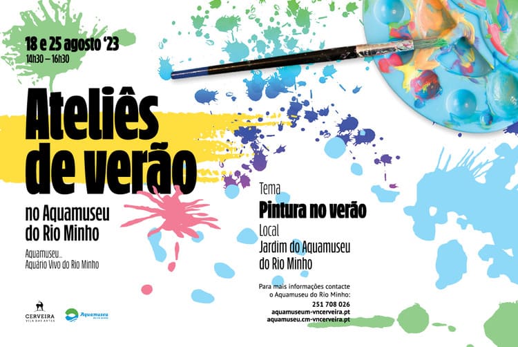 Aquamuseu desafia crianças para ‘Pintura de Verão’