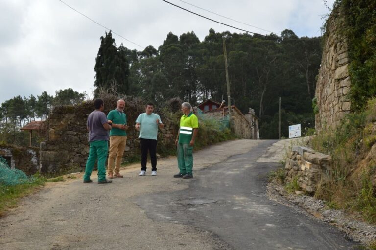 O Camiño da Baxiña, en Tameiga, obxecto de obras de acometida da rede de saneamento