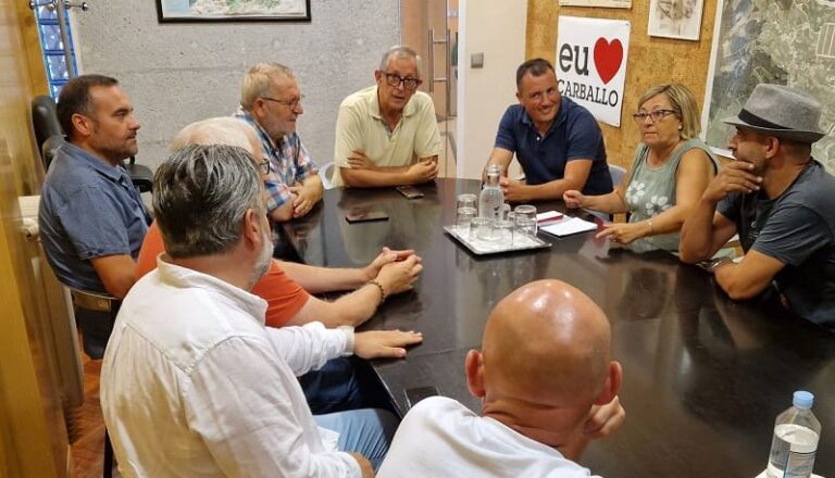 O goberno de Redondela visita Carballo para coñecer a súa experiencia en compostaxe