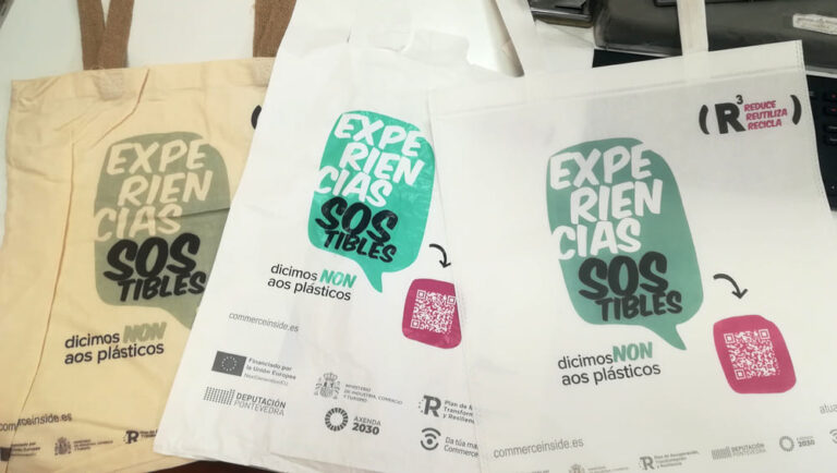 Tomiño achega 25.000 bolsas de material reciclable para potenciar o comercio local