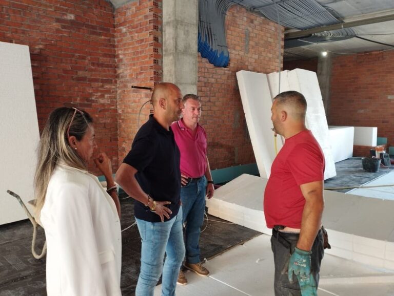 Iniciadas as obras de acondicionamento da nova aula de estudo do Porriño