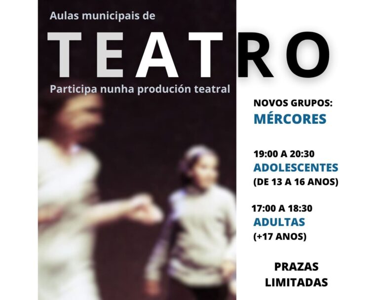 O Concello de Redondela pon en marcha as Aulas Municipais de Teatro