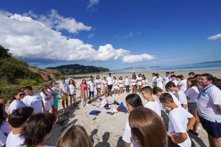 A Xunta promove a educación ambiental co campamento ZeroWaste en Nigrán