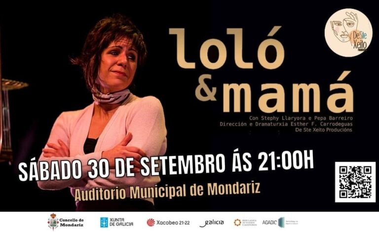 O auditorio de Mondariz énchese de teatro coa obra Loló e Mamá