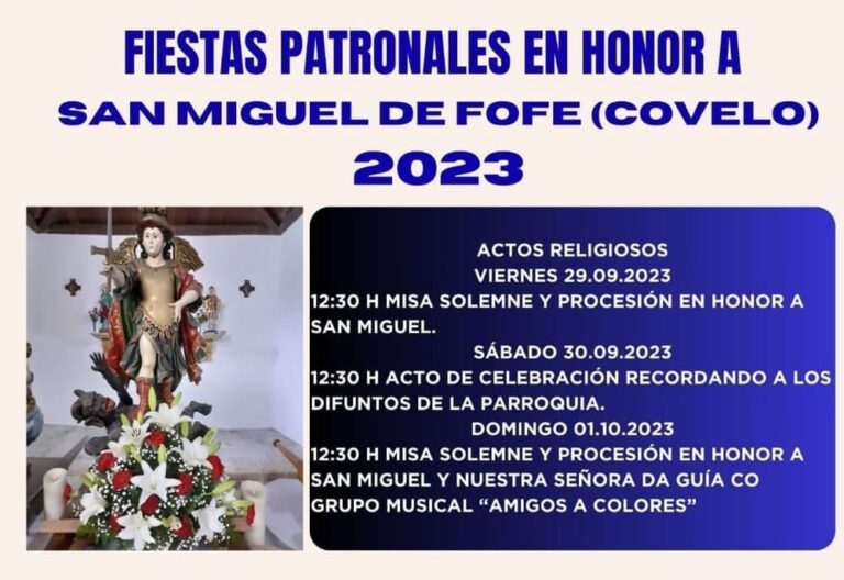 Covelo celebra as festas de San Miguel