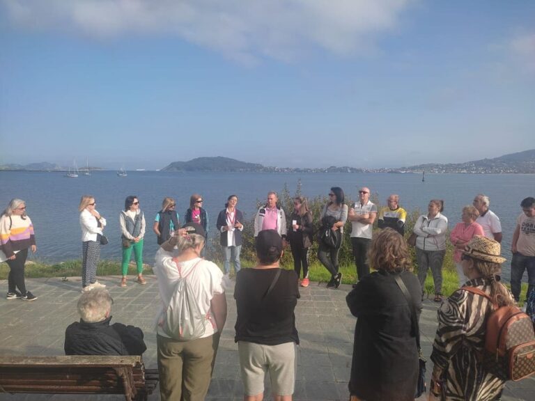Éxito de participación na actividade organizada polo Día Mundial da Saúde Mental en Baiona