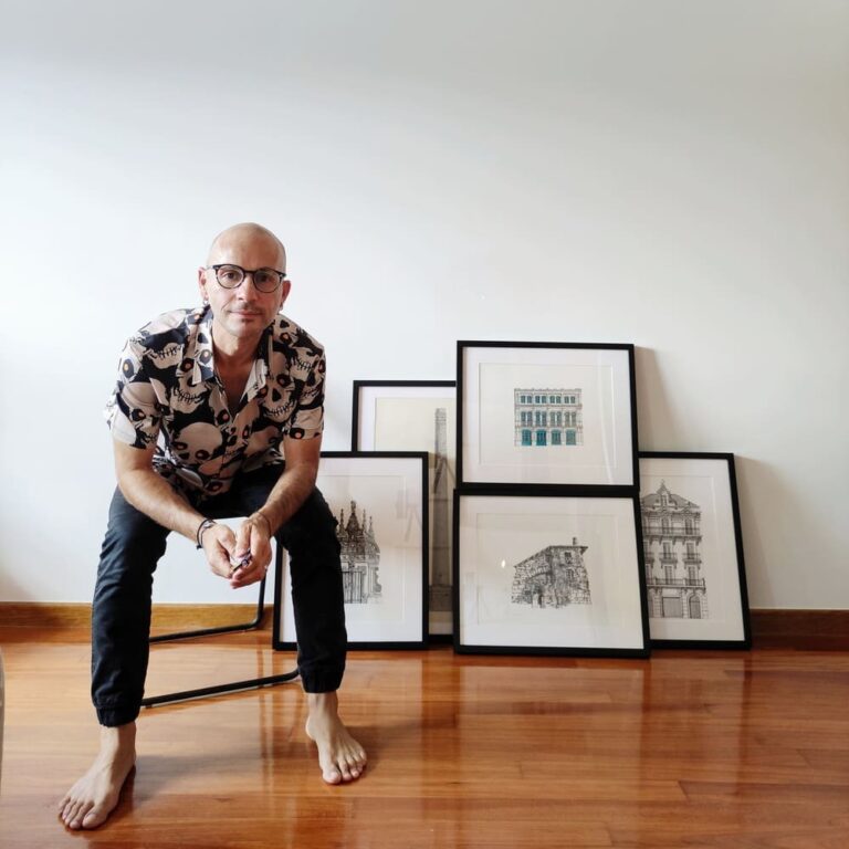 Nova exposición de debuxos de David Pérez Rego na Casa do Concello da Guarda