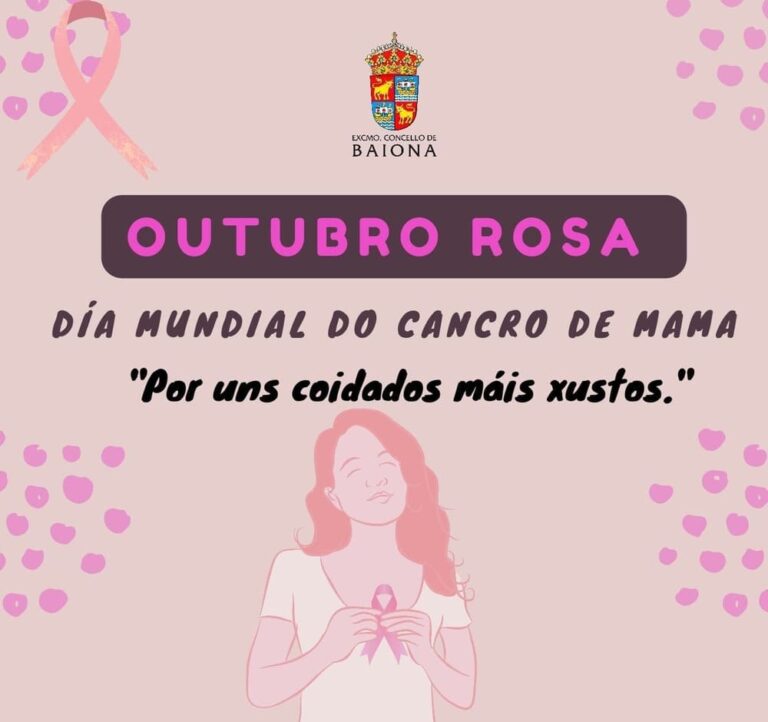 Baiona organiza un acto polo Día Mundial Contra o Cancro de Mama