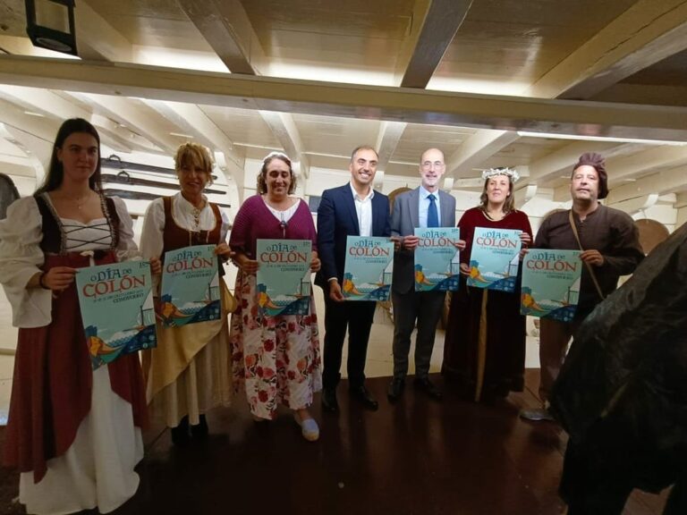 Baiona e Poio colaborarán para divulgar a vinculación de Colón coas súas vilas
