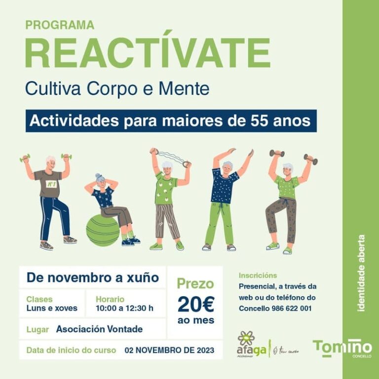 Maiores de Tomiño cultivan corpo e mente nunha nova edición do programa Reactívate