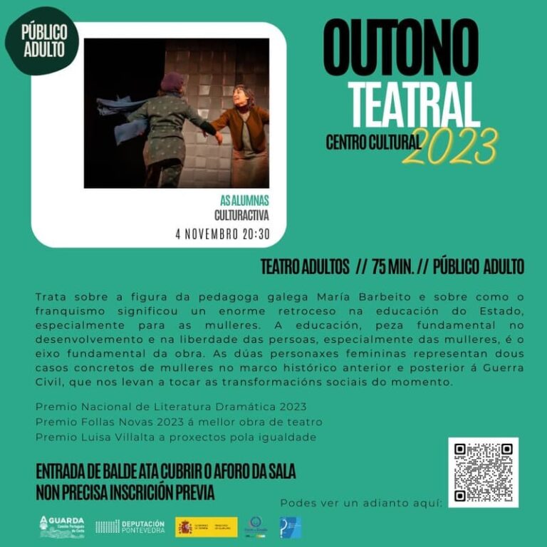 Nova entrega teatral na Guarda este sábado coa obra “As Alumnas”