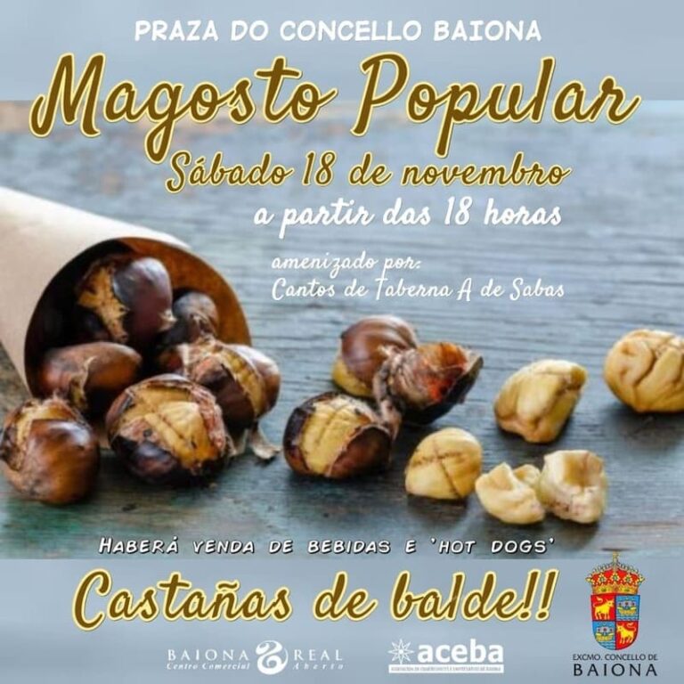 O Concello de Baiona celebra un magosto popular este sábado