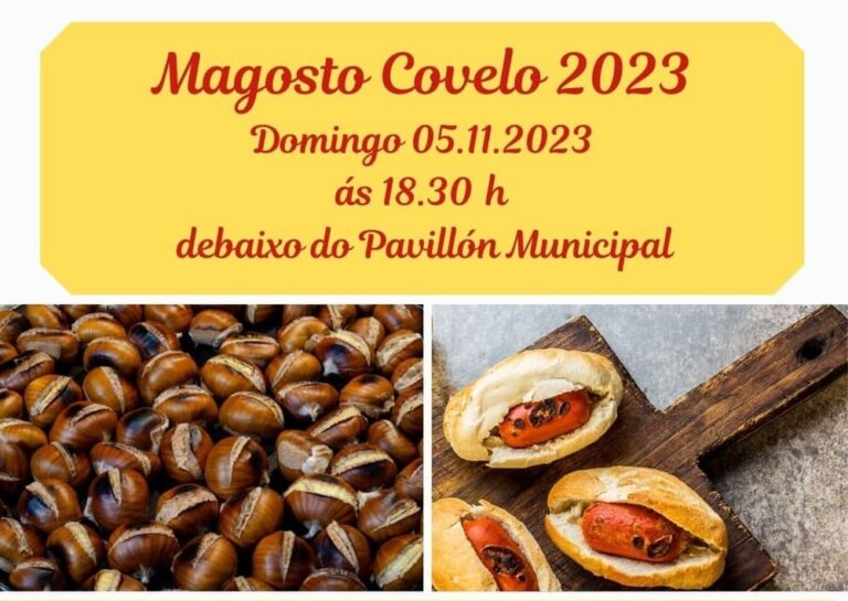 Castañas, música, chouripán e obradoiros infantís no magosto popular e solidario de Covelo