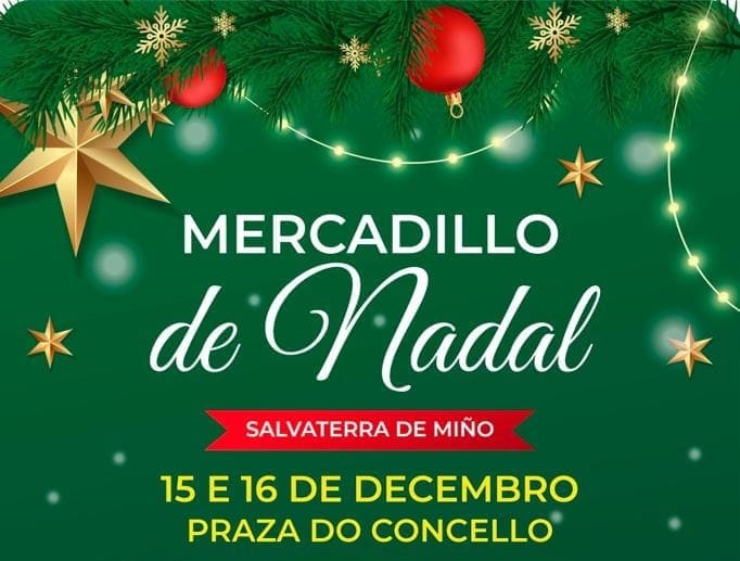 A praza do Concello de Salvaterra contará cun mercadillo de Nadal