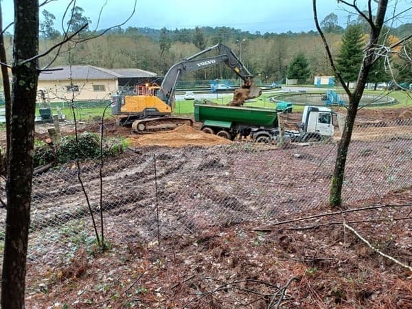 ACUAES inicia as obras de saneamento e depuración de Ponteareas
