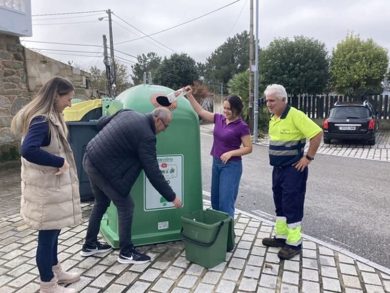 Nigrán comeza unha campaña para que a hostalaría recicle o 100 % do vidro