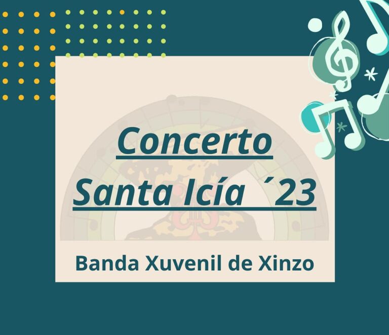 A Banda de Música Xuvenil de Xinzo organiza un concerto por Santa Icía