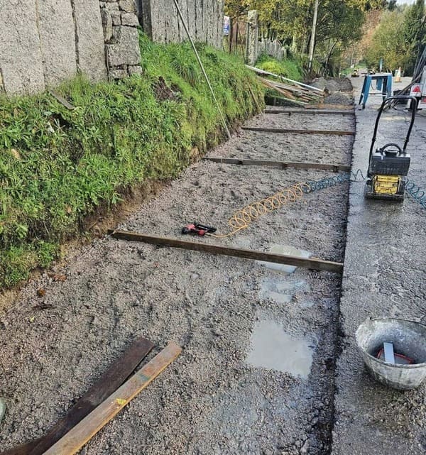 Arranca a segunda fase das obras na PO-399 en Cabreira, Salvaterra