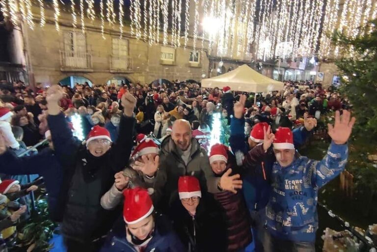 A maxia do Nadal ilumina xa O Porriño