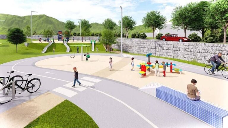 Estase a executar a nova área lúdico recreativa en Chans do Carrasco
