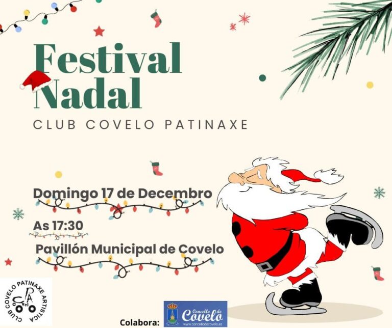 Domingo de patinaxe no concello de Covelo