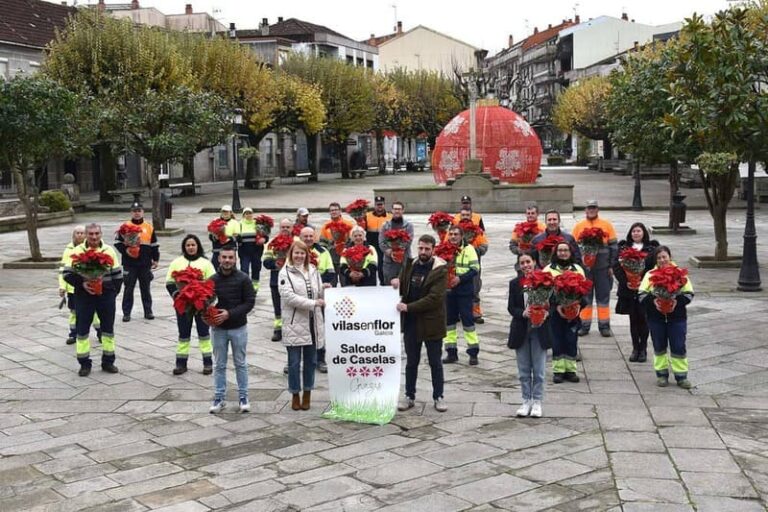 Salceda revalida a súa terceira flor de honra no certame Vilas en Flor