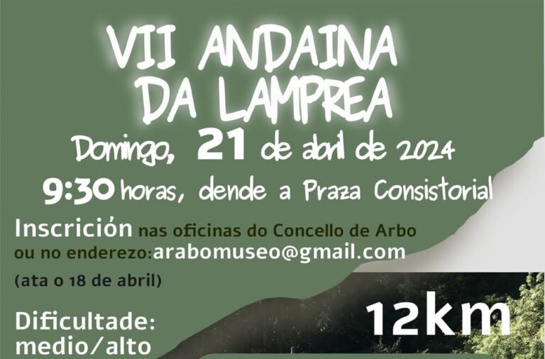 «Andaina da Lamprea», unha boa ocasión para gozar da paixase e gastronomía de Arbo