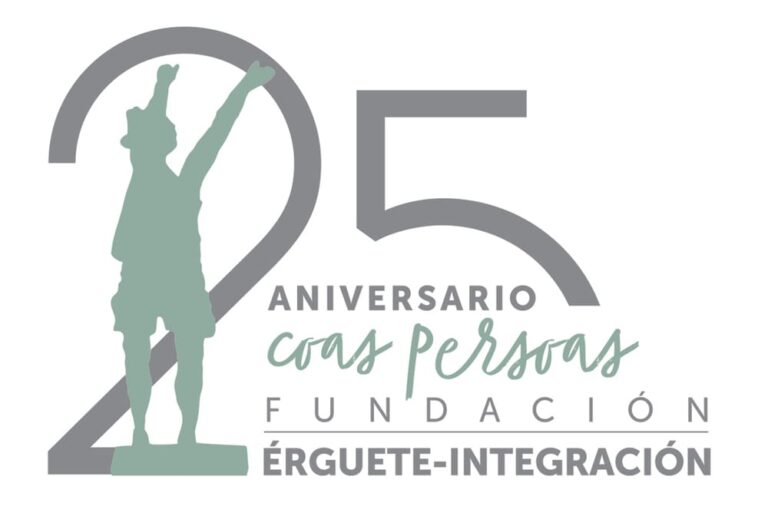 A Fundación Érguete-Integración presenta o logotipo que conmemora o seu 25 aniversario