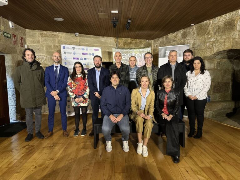 Marta Fernández-Tapias, na presentación do Campionato Galego de Natación Máster de Inverno que se disputará en Ponteareas
