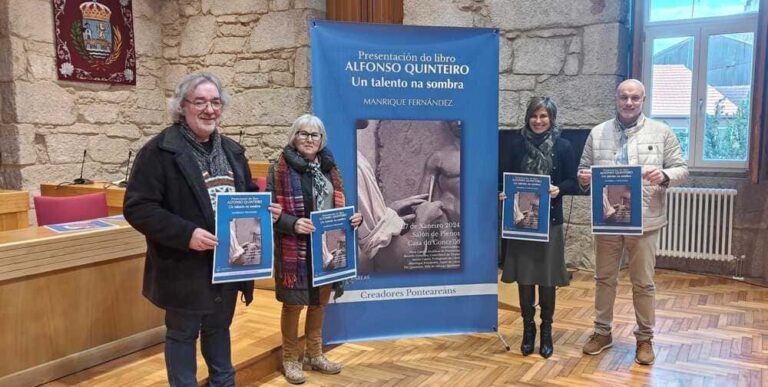 O Concello de Ponteareas homenaxea ao escultor Alfonso Quinteiro no marco da celebración do centenario do seu nacemento