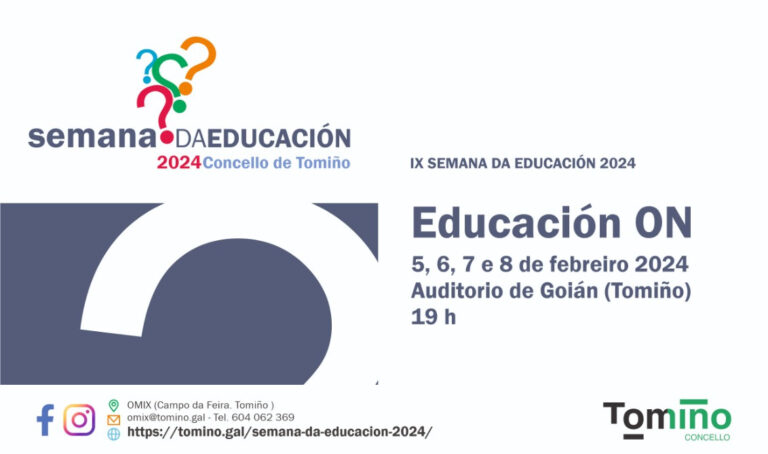 Tomiño, capital galega da educación durante toda unha semana coa celebración da «IX Semana da Educación»