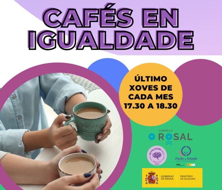 Os «Cafés en Igualdade» percorrerán os barrios do Rosal