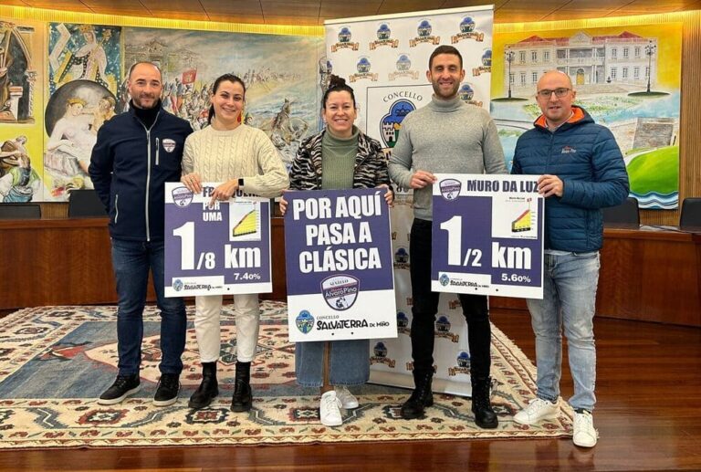 Salvaterra de Miño, parada de avituallamento da ‘Clásica Álvaro Pino’