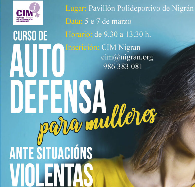 Nigrán ofrece un curso gratuito de autodefensa para mulleres
