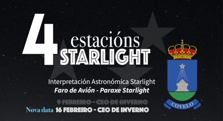 Primeira xornada da actividade de interpretación astronómica ‘Ceo de inverno. 4 estacións Starlight’ en Covelo