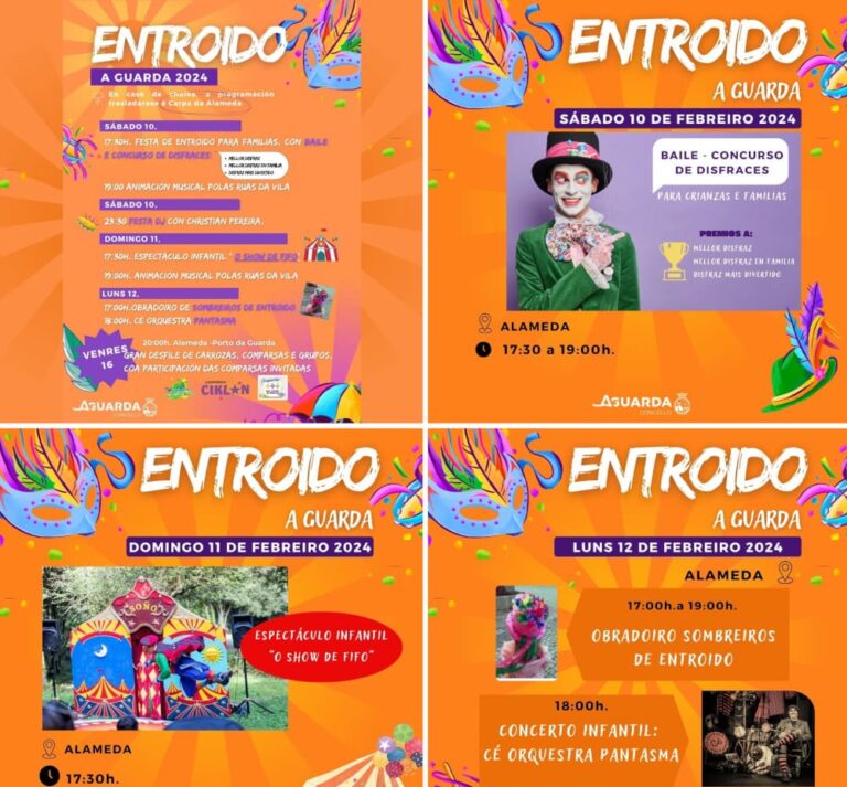 Conta atrás para a programación de Entroido na Guarda, que traslada as actividades á Carpa instalada na Alameda