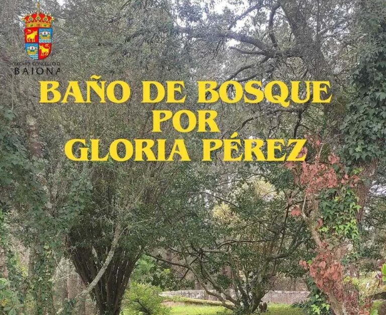 Baiona organiza un ‘Baño de Bosque’ para conmemorar o Día Internacional da Felicidade