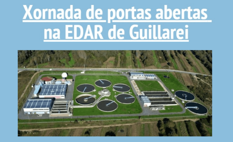 Xornada de portas abertas na EDAR de Guillarei
