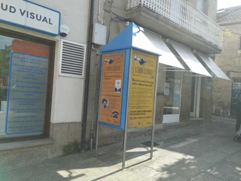 As cabinas literarias de Redondela celebran o seu primeiro aniversario de funcionamento cun balance moi positivo