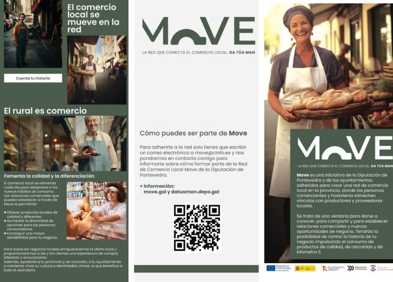 ‘Move’, nova plataforma online da Deputación para promover a economía de proximidade en 19 concellos