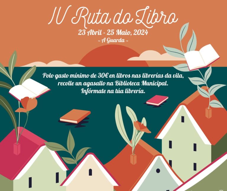 A Guarda celebra o Día do Libro con descontos nas librerías, programación cultural e a ‘IV Ruta do Libro’