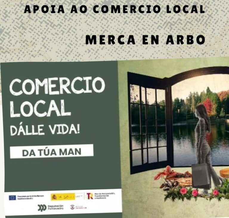 Arbo reparte bolsas de tea e reciclables para impulsar o comercio local