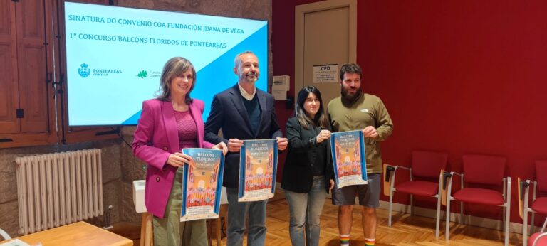 O Concello de Ponteareas presenta a primeira edición do concurso «Balcóns floridos»