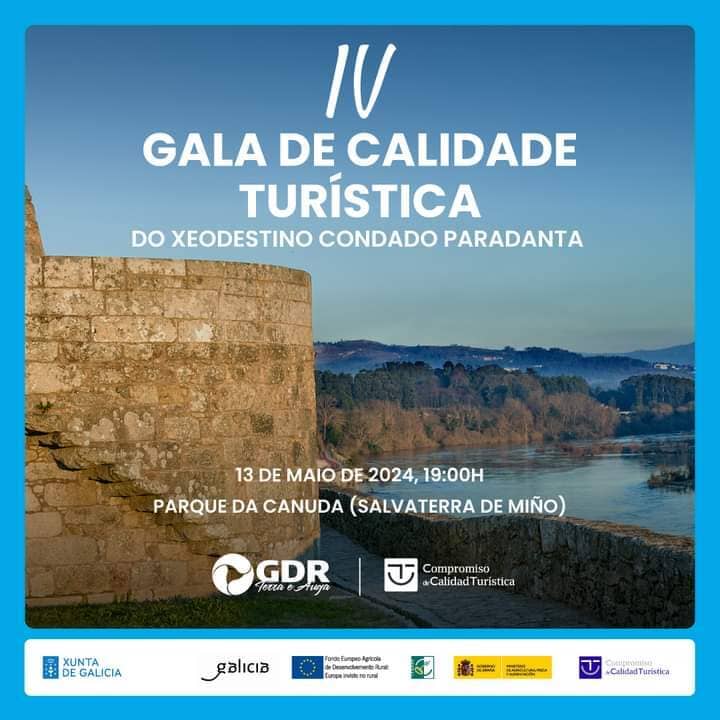 O GDR Terra e Auga celebra a IV Gala de Calidade Turística do Xeodestino Condado Paradanta