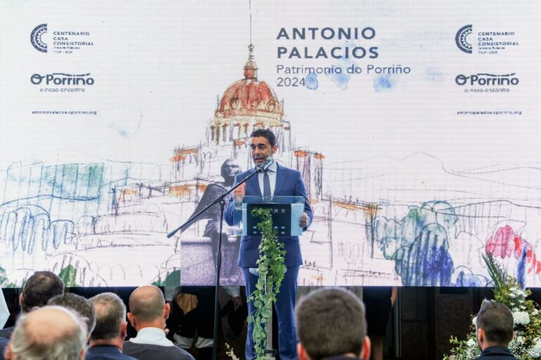 Luis López resalta o legado de “construtores cidadáns” que Antonio Palacios deixou no Porriño