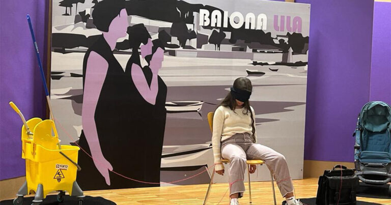 Baiona énchese de actividades para loitar contra a violencia de xénero