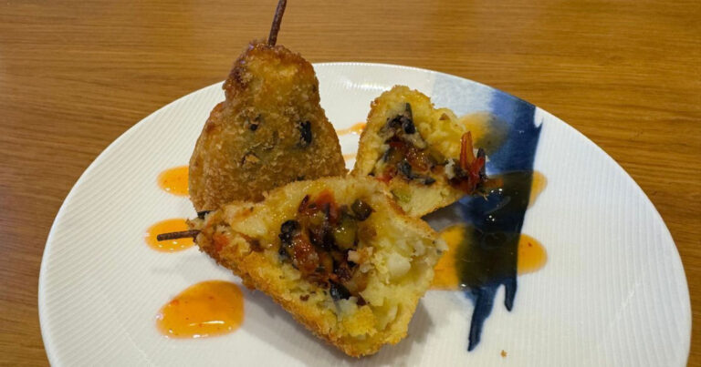 O mellor pincho de Ponteareas é un “trampantoxo de pera”
