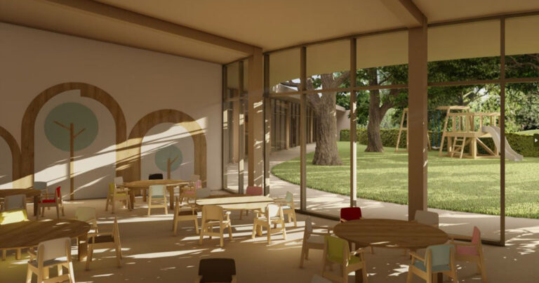 Comezan as obras para a nova escola infantil de Mos no Rebullón